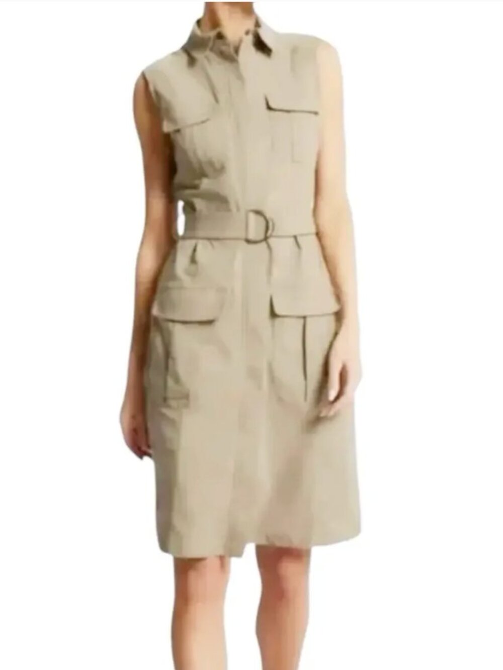 Anatomie Mallory Utility Travel Sleeveless Midi Dress - NWT